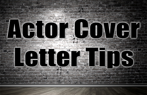 The words Cover Letter Tips on a brick wall