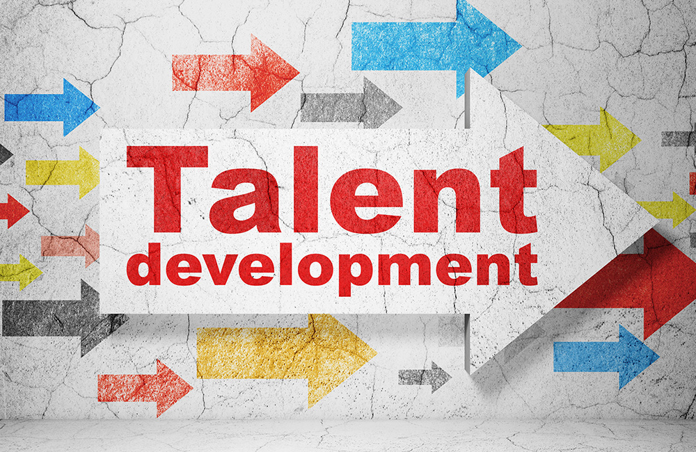 An arrow pointing to Talent Development